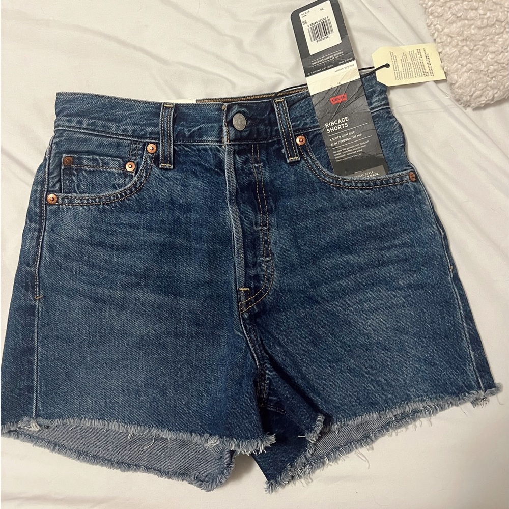 Levi’s Ribcage Denim Shorts